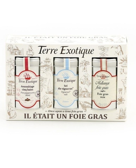 Coffret Cuisinez le foie gras Terre Exotique - Edélices