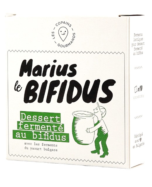 Marius le Bifidus - ferments pour yaourt fermenté au bifidus actif - Les  Copains Gourmands - Edélices