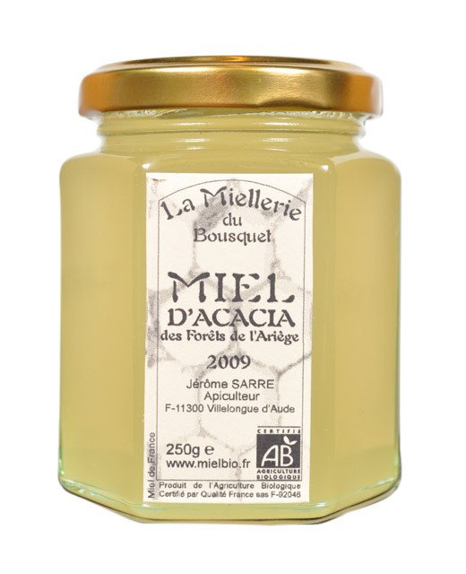Miel d'acacia bio Miellerie Bousquet - Edélices