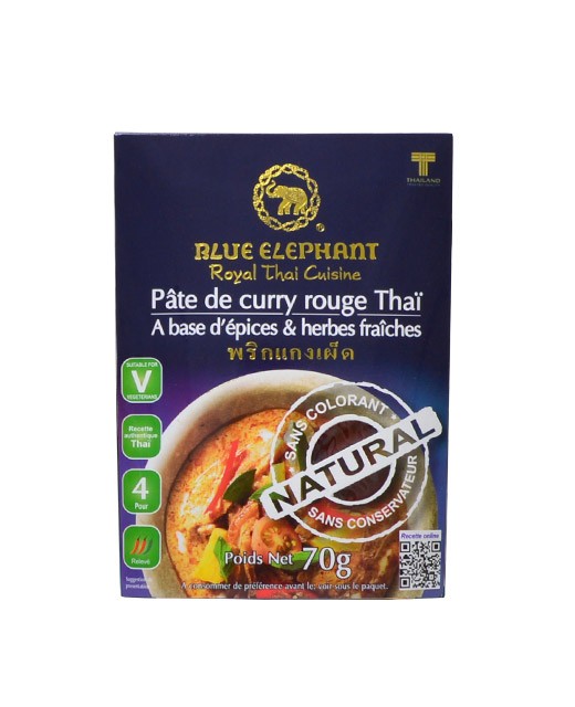 Pâte de curry Rouge Blue Elephant - Edélices