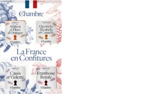 Coffret 4 confitures - La France en Confitures - La Chambre aux Confitures