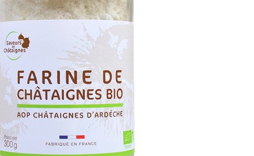 Farine, châtaignes séchées : sans gluten - La Forêt du Puy - Richesse de  saveurs des Châtaignes BIO et AOP d' Ardèche - Chambre d'hôtes