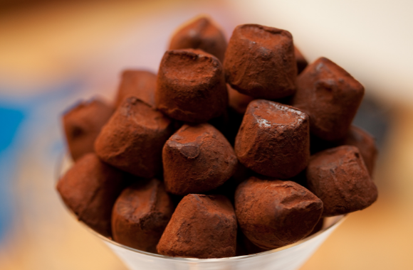 Truffes au chocolat noir - 100 gr : Chocolats bio SAVEURS & NATURE